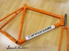 handmade cannondale frame _ orange paint