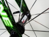 722 Jack Kane Bikes electric green crystals _ fsa k wing hub