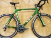 722 Jack Kane Bikes electric green crystals _ wood back built