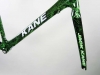 772 Jack Kane Bike electric green crystal _ fork down tube