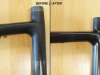 example of bad good carbon bicycle work _ carbon top tube
