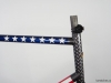 custom painted gunnar steel bike _ head tube